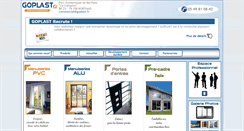Desktop Screenshot of goplast.fr