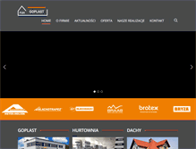Tablet Screenshot of goplast.net